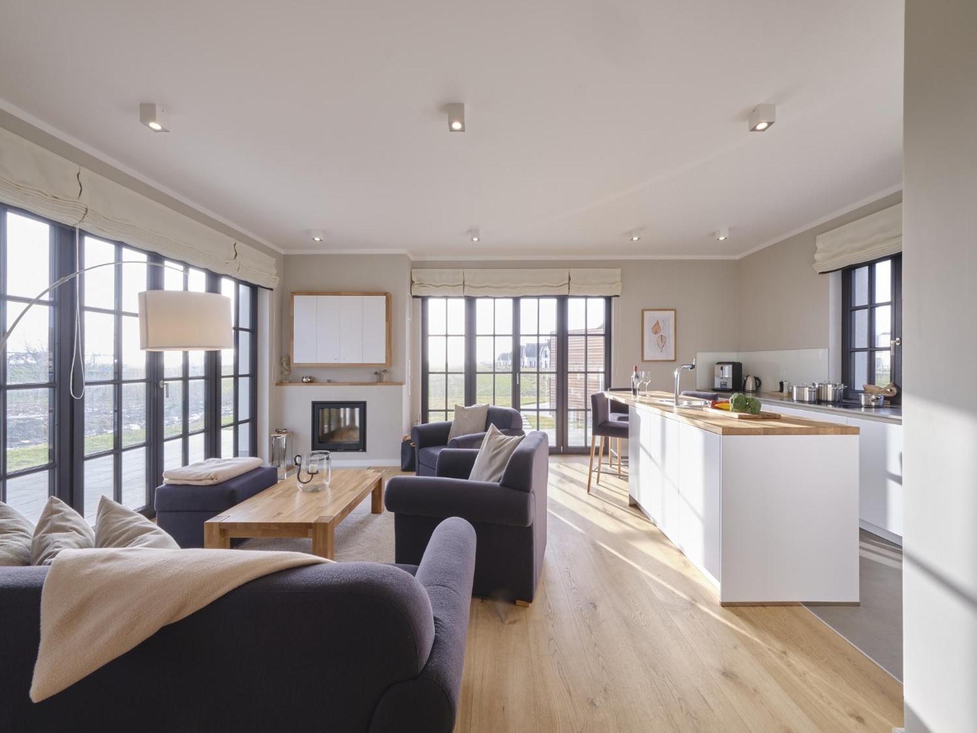 Reetland Am Meer - Luxusplus Reetdachvilla Mit 4 Schlafzimmern, Aussensauna, Loungebereich Und Kamin G07 Dranske Ngoại thất bức ảnh